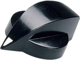 OKW Knob; with pointer; thermoplastic; Øshaft: