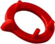 OKW Pointer; ABS; red; push-in; arrow