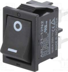 OMRON Electronic Components ROCKER; DPST; Pos: