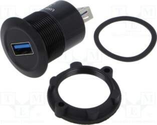 ONPOW Adapter; USB A socket,both