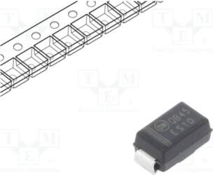 ONSEMI Diode: rectifying; SMD; 200V; 1A