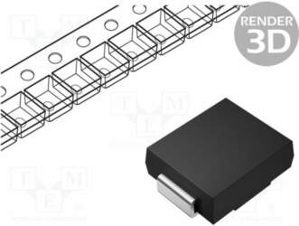 ONSEMI Diode: rectifying; SMD; 400V; 3A