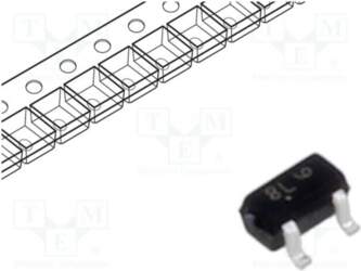 ONSEMI Transistor: NPN; bipolar; BRT; 50V