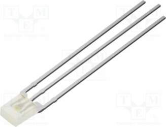 OPTOSUPPLY LED; white cold,orange; rectangular