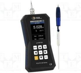 PCE INSTRUMENTS Meter: pH; LCD 2