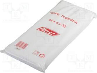 Plastic bag; L: 350mm; Width: 140mm
