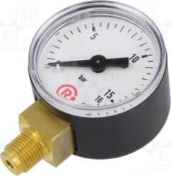 PNEUMAT Manometer; 0÷16bar; bottom connection; Thread:
