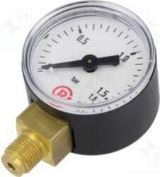 PNEUMAT Manometer; 0÷1.6bar; bottom connection