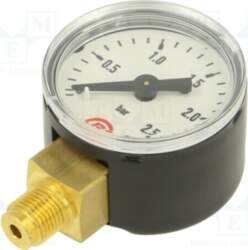 PNEUMAT Manometer; 0÷2.5bar; bottom connection