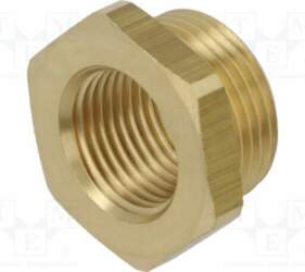PNEUMAT Thread adapter; brass; Int.thread: