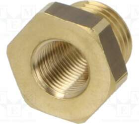 PNEUMAT Thread adapter; brass; Int.thread: