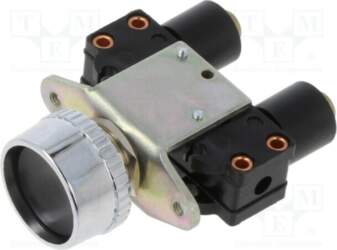 Pneumatic button; 2÷8bar; Thread: M12; Contacts: