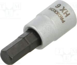PROXXON Socket: hex key-bit; HEX 6mm