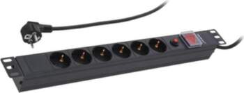 QOLTEC Plug socket strip: protective; Sockets: