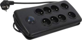 QOLTEC Plug socket strip: protective; Sockets: