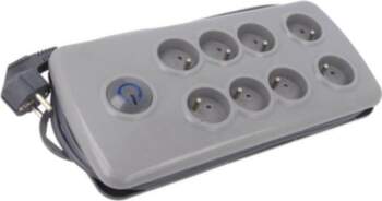 QOLTEC Plug socket strip: protective; Sockets: