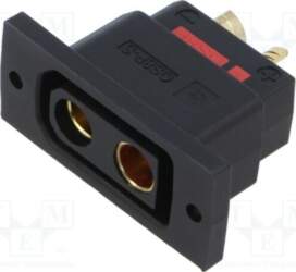 QS ELECTRONIC Connector: DC supply; socket