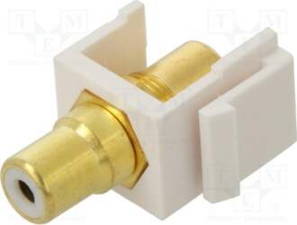 RCA coupler; Keystone; RCA socket,both