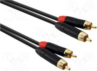 REDS MUSIC Cable; RCA plug x2
