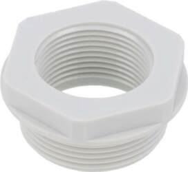 Reduction of threads for glands; M25