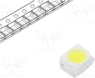 REFOND LED; white cold; SMD; PLCC2