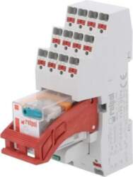 RELPOL Relay: interface; Ucoil: 24VDC; DPDT