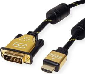 Roline GOLD Monitor Cable, DVI (24+1)