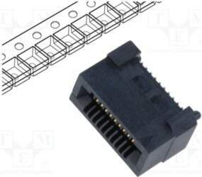 SAMTEC Connector: PCB to PCB; socket