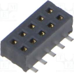 SAMTEC Connector: pin strips; socket; female