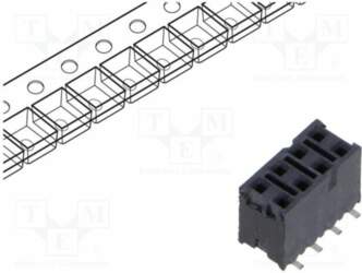 SAMTEC Connector: pin strips; socket; female