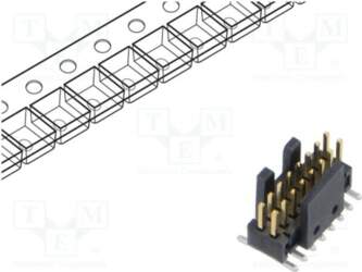 SAMTEC Connector: pin strips; socket; male