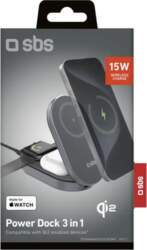 SBS Foldable 3in1 wireless stand, QI2
