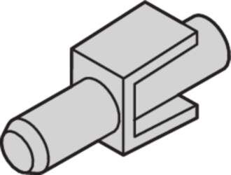 Schroff Fixing Clip for Static Plastic