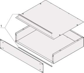 Schroff MultipacPRO EMC Shielding Kit, Aluminium