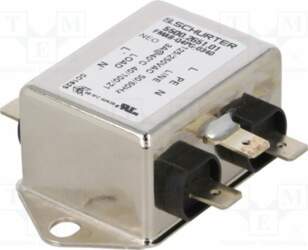 SCHURTER Filter: anti-interference; single-phase; 250VAC; Ioper
