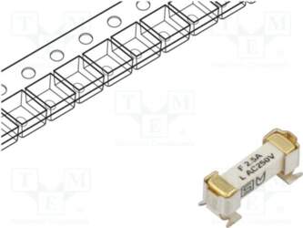 SCHURTER Fuse: fuse; ceramic; SMD; 2