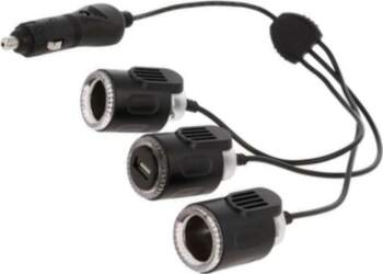 SCI Cigarette lighter splitter; Sup.volt: