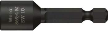 Screwdriver bit; 6-angles socket; 1/4"; HEX