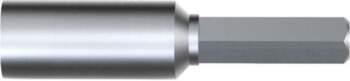 Screwdriver bit; 6-angles socket; Socket size:
