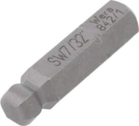 Screwdriver bit; hex key,spherical; HEX