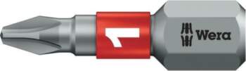 Screwdriver bit; Phillips; PH1; 1/4"; Overall