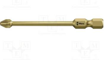 Screwdriver bit; Phillips; PH2; 1/4"; Overall