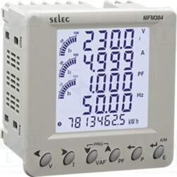 SELEC Meter: network parameters; on panel