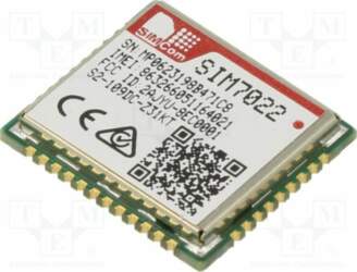 SIMCOM Module: LTE; Down: 127kbps; Up: