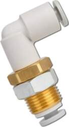 SMC Push-in fitting; threaded,angled 90°