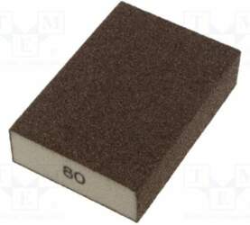 SOLID TOOLS Sponge; 100x70x25mm; Granularity: 80