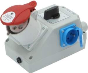 SPAMEL Switch socket; IP44; wall mount