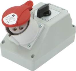 SPAMEL Switch socket; IP44; wall mount