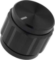 SR PASSIVES Knob; with pointer; aluminium