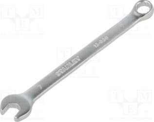 STANLEY Wrench: combination spanner; double-sided; 7mm